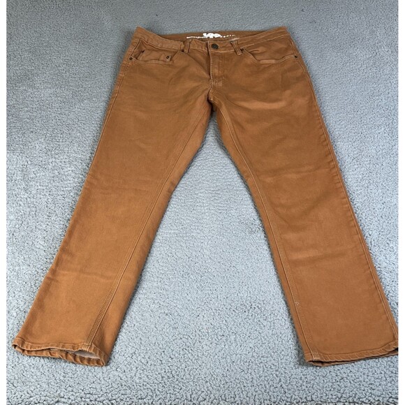 Bulletprufe Denim Pants Men 34 x 30 Brown Climbing Outdoor Mountain Hiking Work - Picture 1 of 11
